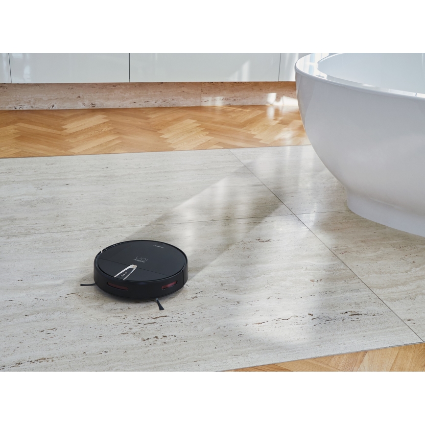 Niceboy ION Charles i4 - Inteligentný robotický vysávač 2v1 4400 mAh Wi-Fi čierna + diaľkové ovládanie