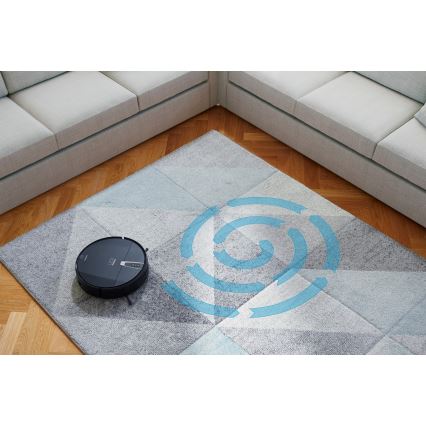 Niceboy ION Charles i4 - Inteligentný robotický vysávač 2v1 4400 mAh Wi-Fi čierna + diaľkové ovládanie