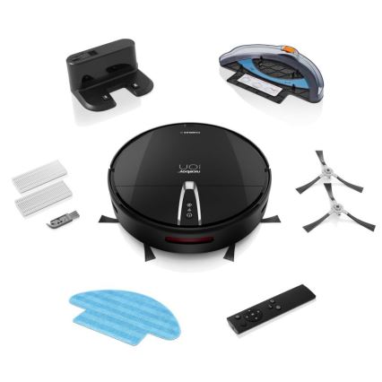 Niceboy ION Charles i4 - Inteligentný robotický vysávač 2v1 4400 mAh Wi-Fi čierna + diaľkové ovládanie