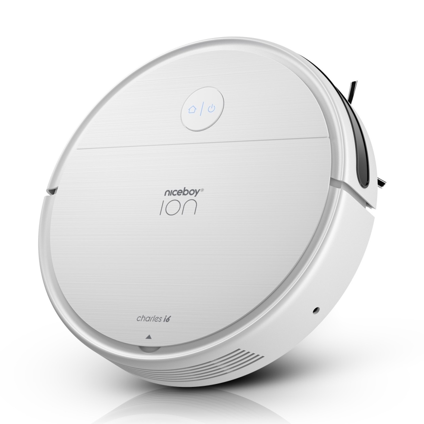 Niceboy ION Charles i6 - Inteligentný robotický vysávač 2v1 2600 mAh Wi-Fi biela