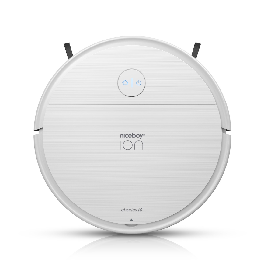 Niceboy ION Charles i6 - Inteligentný robotický vysávač 2v1 2600 mAh Wi-Fi biela