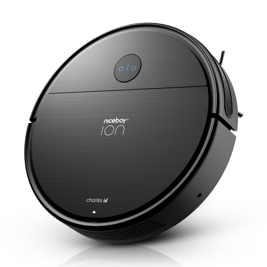 Niceboy ION Charles i6 - Inteligentný robotický vysávač 2v1 2600 mAh Wi-Fi čierna