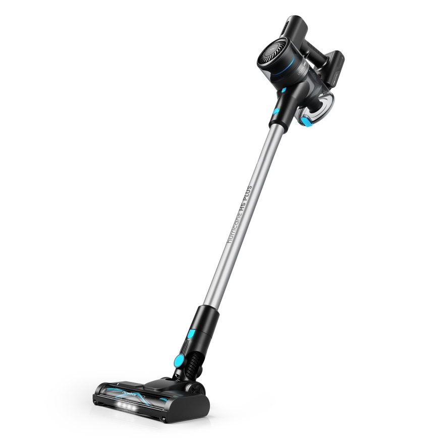 Niceboy ION Hurricane H5 Plus - Bezdrôtový tyčový vysávač 2v1 140W/2200 mAh čierna