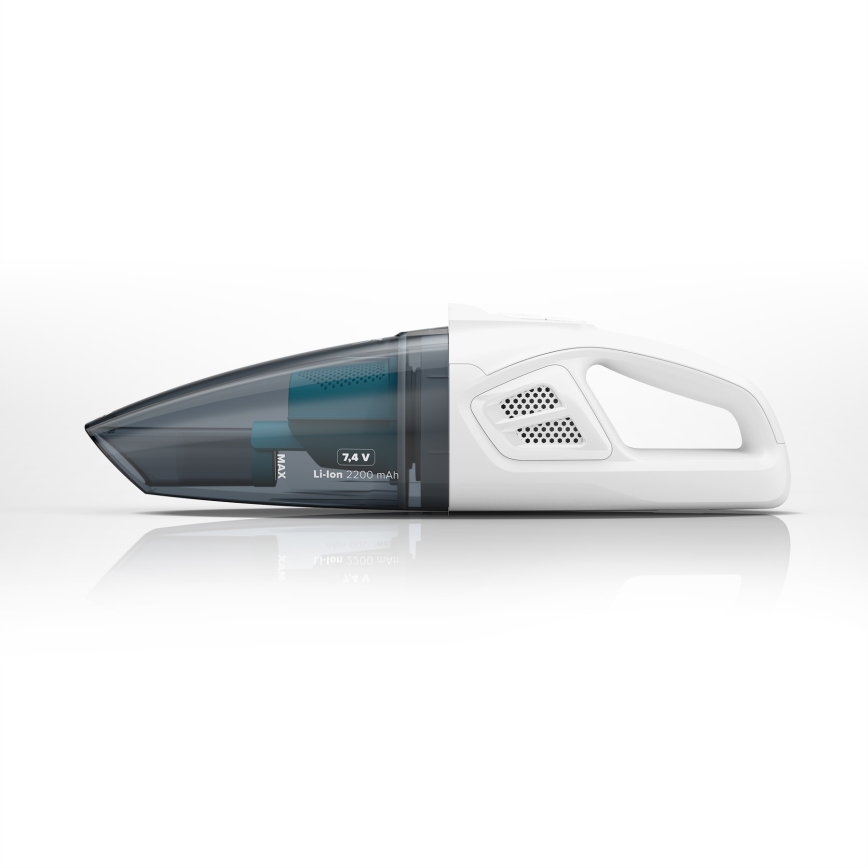 Niceboy ION Hurricane R1 - Nabíjací ručný vysávač 50W/2200 mAh biela/modrá