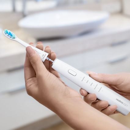 Niceboy ION Sonic - Sonická zubná kefka 800 mAh IPX7 biela