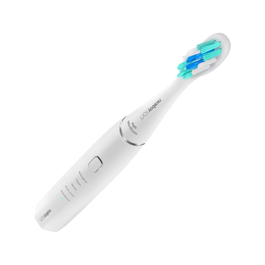 Niceboy ION Sonic - Sonická zubná kefka 800 mAh IPX7 biela