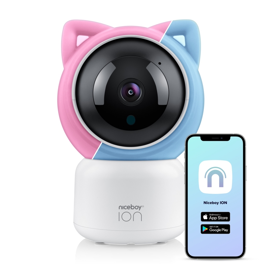Niceboy ION Starlight SL3 - Inteligentná detská pestúnka Full HD 1080p 5V Wi-Fi