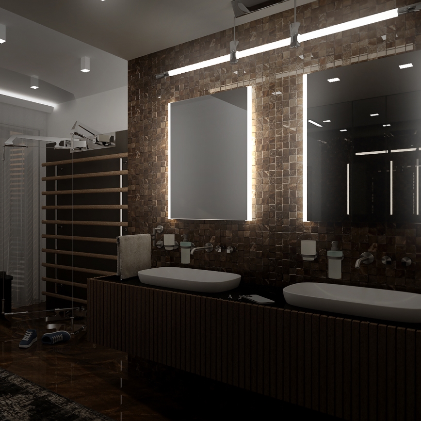 NIMCO ZP 11000 - LED Kúpeľňové podsvietené zrkadlo LED/18W/230V 6500K 60x40 cm IP44