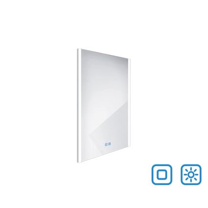 NIMCO ZP 11001VX - LED Stmievateľné kúpeľňové podsvietené zrkadlo LED/21W/230V 3000-6500K 70x50 cm IP44