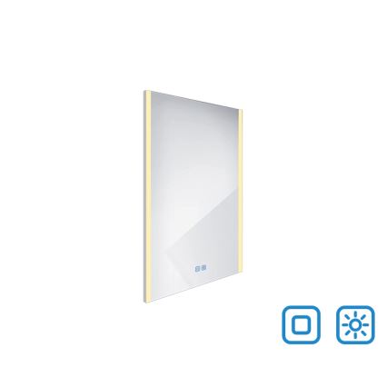 NIMCO ZP 11001VX - LED Stmievateľné kúpeľňové podsvietené zrkadlo LED/21W/230V 3000-6500K 70x50 cm IP44
