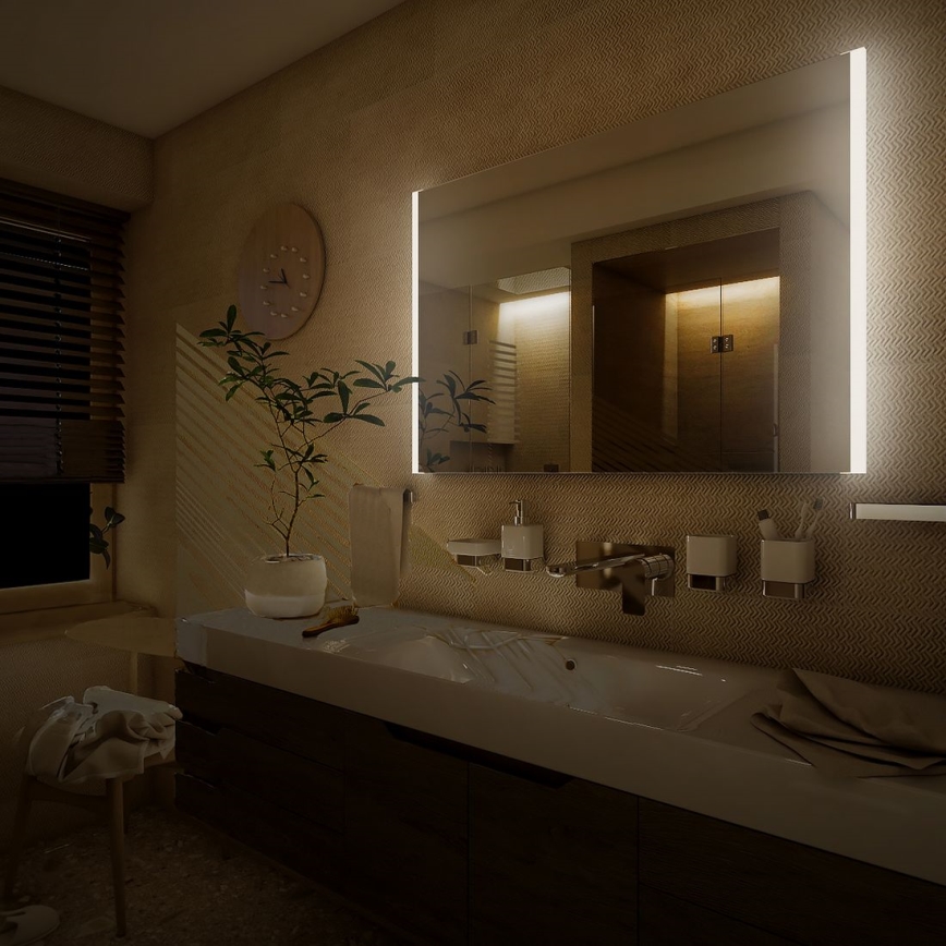 NIMCO ZP 11003 - LED Kúpeľňové podsvietené zrkadlo LED/21W/230V 6500K 70x80 cm IP44