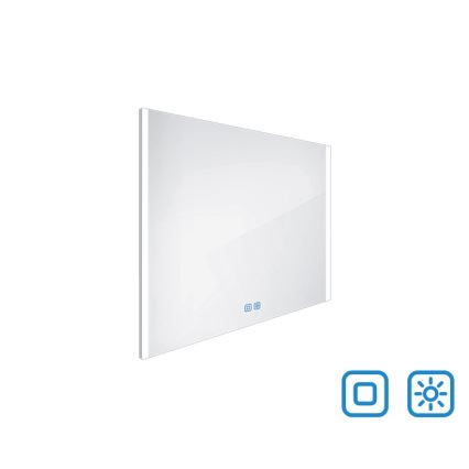 NIMCO ZP 11003VX - LED Stmievateľné kúpeľňové podsvietené zrkadlo LED/21W/230V 3000-6500K 70x80 cm IP44