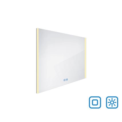 NIMCO ZP 11003VX - LED Stmievateľné kúpeľňové podsvietené zrkadlo LED/21W/230V 3000-6500K 70x80 cm IP44