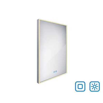 NIMCO ZP 13001VX - LED Stmievateľné kúpeľňové podsvietené zrkadlo LED/35W/230V 3000-6500K 70x50 cm IP44