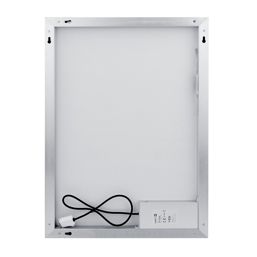 NIMCO ZP 13002VX - LED Stmievateľné kúpeľňové podsvietené zrkadlo LED/41W/230V 3000-6500K 80x60 cm IP44