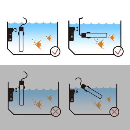 Nobleza - Nerezový ohrievač do akvária 100 W