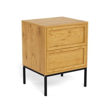 Nočný stolík ALIN 46x40 cm svetlohnedý