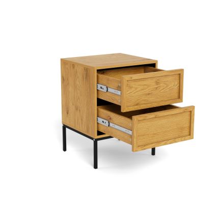 Nočný stolík ALIN 46x40 cm svetlohnedý