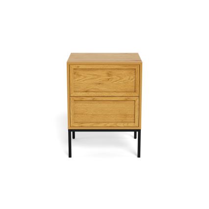 Nočný stolík ALIN 46x40 cm svetlohnedý