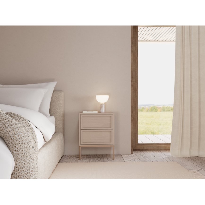 Nočný stolík ALIN 46x40 cm taupe
