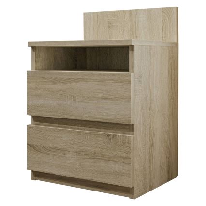 Nočný stolík MALWA 59x40 cm dub sonoma