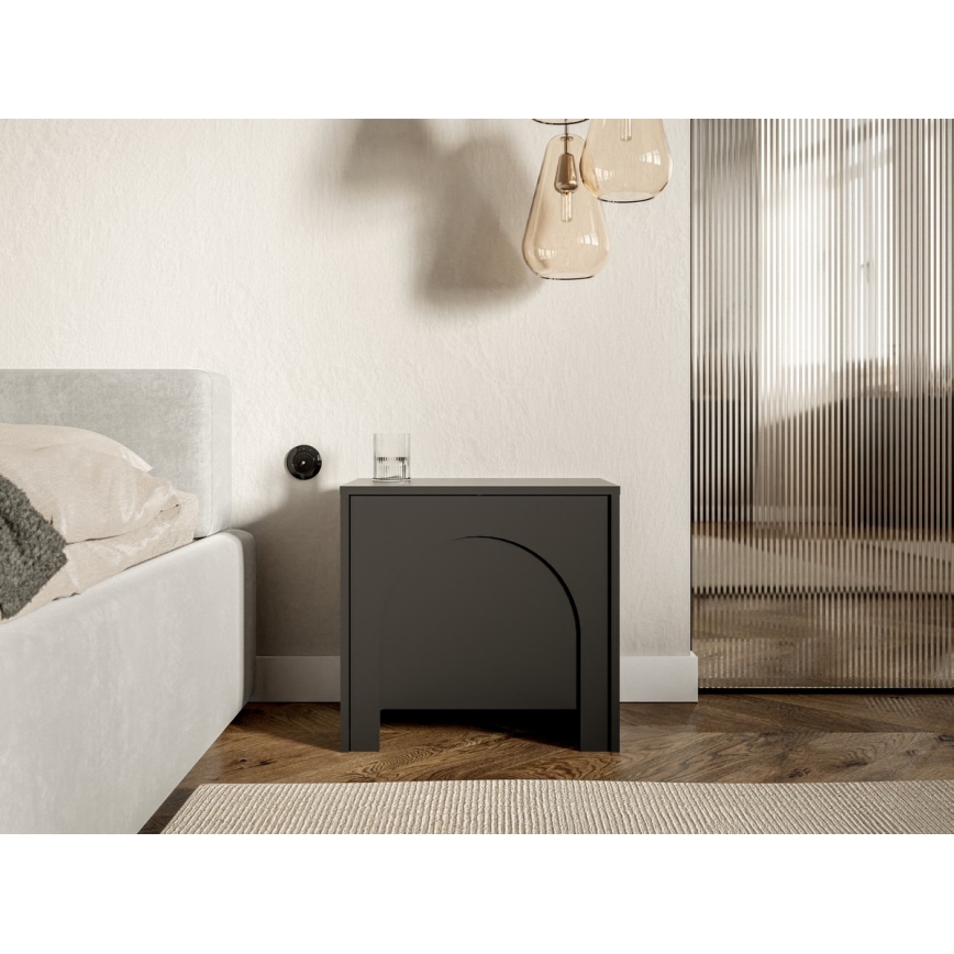 Nočný stolík NIO antracit