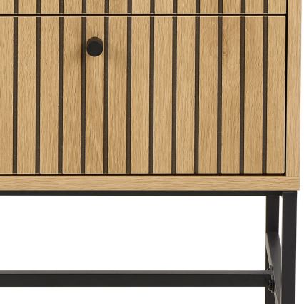 Nočný stolík OLIVIA s praktickými zásuvkami – dub