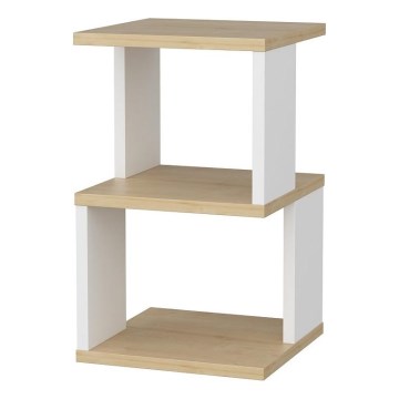 Nočný stolík ZUNA dub/biela