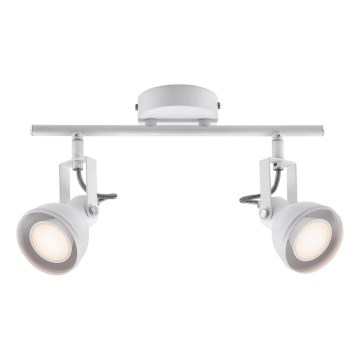Nordlux - Bodové svietidlo ASLAK 2xGU10/35W/230V biela