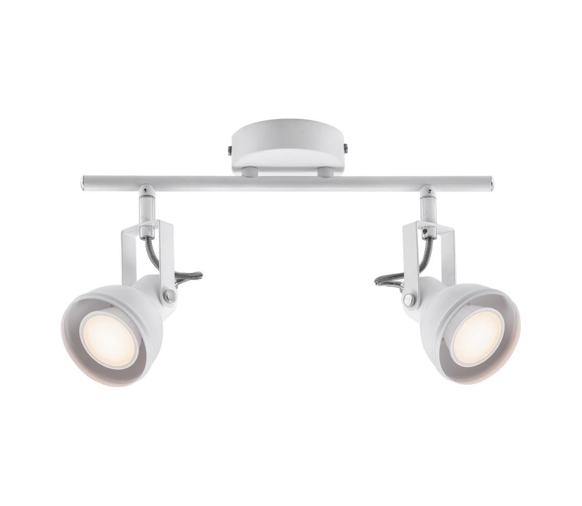Nordlux - Bodové svietidlo ASLAK 2xGU10/35W/230V biela 45730101