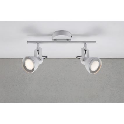 Nordlux - Bodové svietidlo ASLAK 2xGU10/35W/230V biela