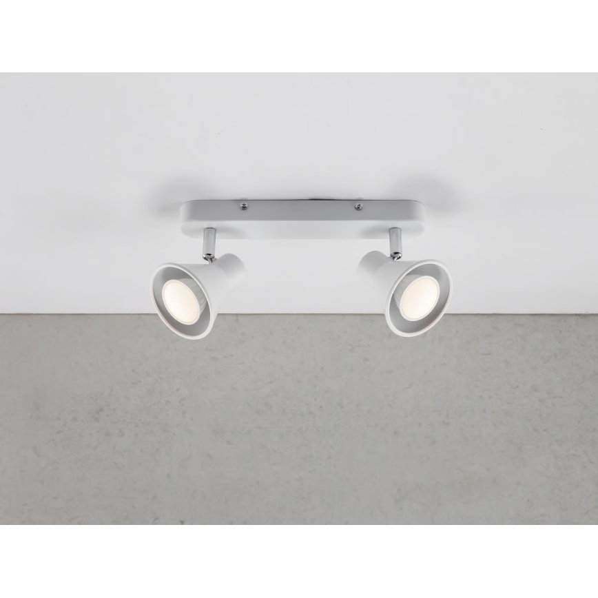 Nordlux - Bodové svietidlo EIK 2xGU10/35W/230V biela