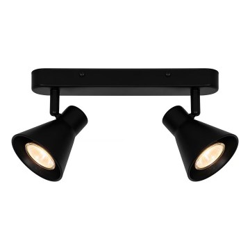Nordlux - Bodové svietidlo EIK 2xGU10/35W/230V čierne
