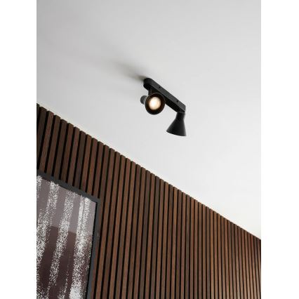 Nordlux - Bodové svietidlo EIK 2xGU10/35W/230V čierne