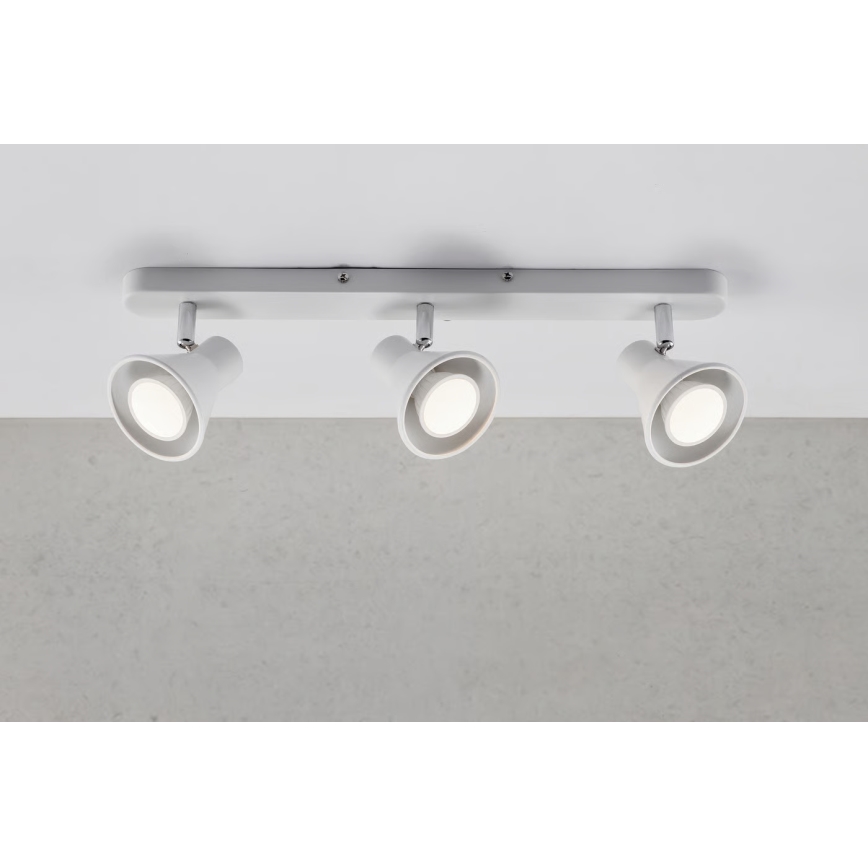 Nordlux - Bodové svietidlo EIK 3xGU10/35W/230V biela