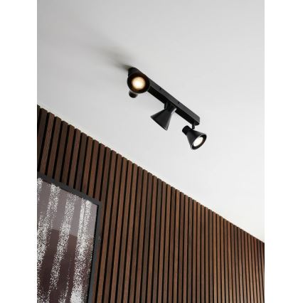 Nordlux - Bodové svietidlo EIK 3xGU10/35W/230V čierne