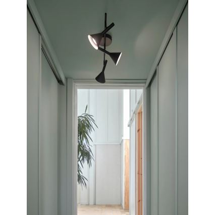 Nordlux - Bodové svietidlo KELVIS 3xGU10/12W/230V čierna