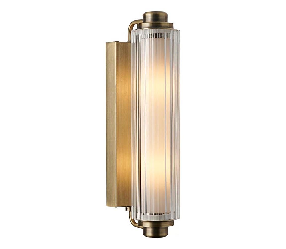 Nordlux - Kúpeľňové osvetlenie na zrkadlo NIMAL 2xE14/25W/230V IP44 mosadz 2310521035