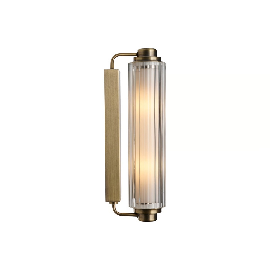 Nordlux - Kúpeľňové osvetlenie na zrkadlo NIMAL 2xE14/25W/230V IP44 mosadz