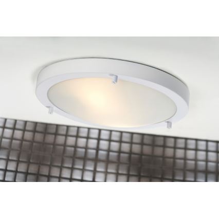 Nordlux - Kúpeľňové stropné svietidlo ANCONA 2xE27/40W/230V IP43 pr. 31,5 cm biele