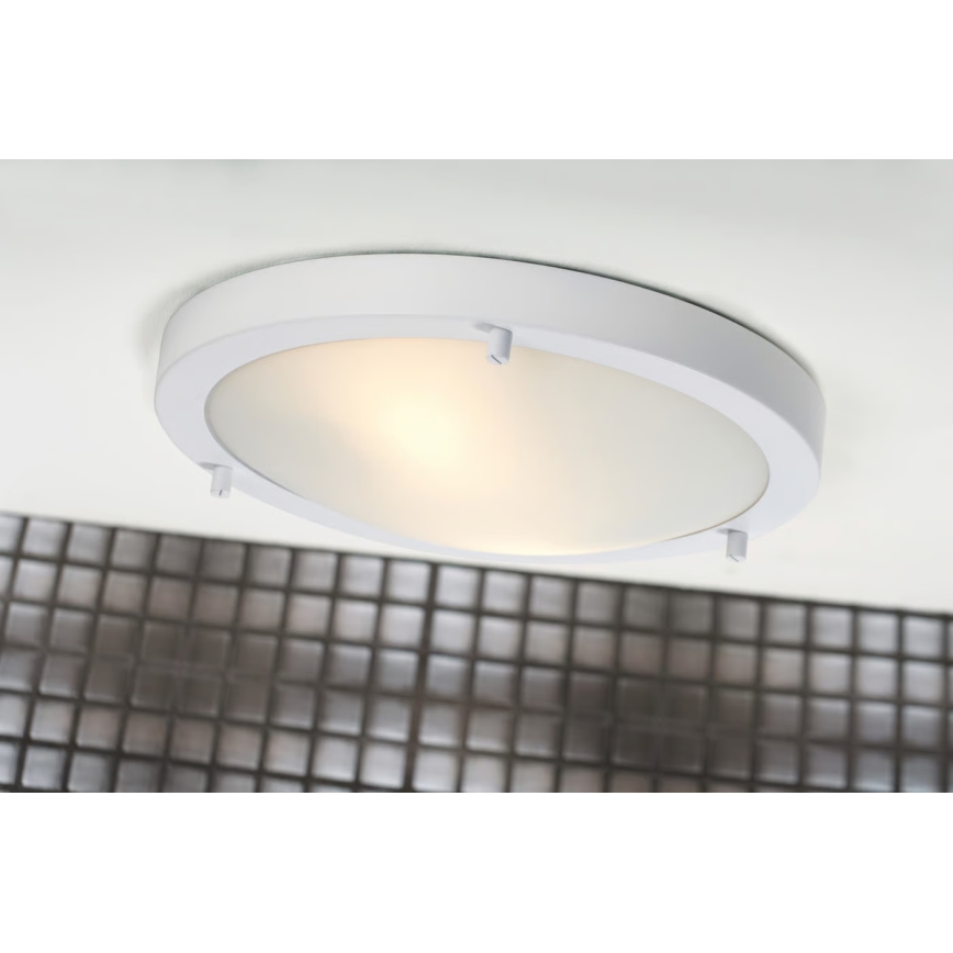 Nordlux - Kúpeľňové stropné svietidlo ANCONA 2xE27/40W/230V IP43 pr. 31,5 cm biele