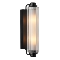 Nordlux - Kúpeľňové zrkadlové osvetlenie NIMAL 2xE14/25W/230V IP44 čierna