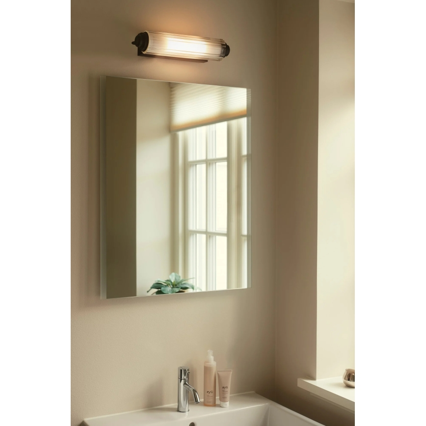 Nordlux - Kúpeľňové zrkadlové osvetlenie NIMAL 2xE14/25W/230V IP44 čierna