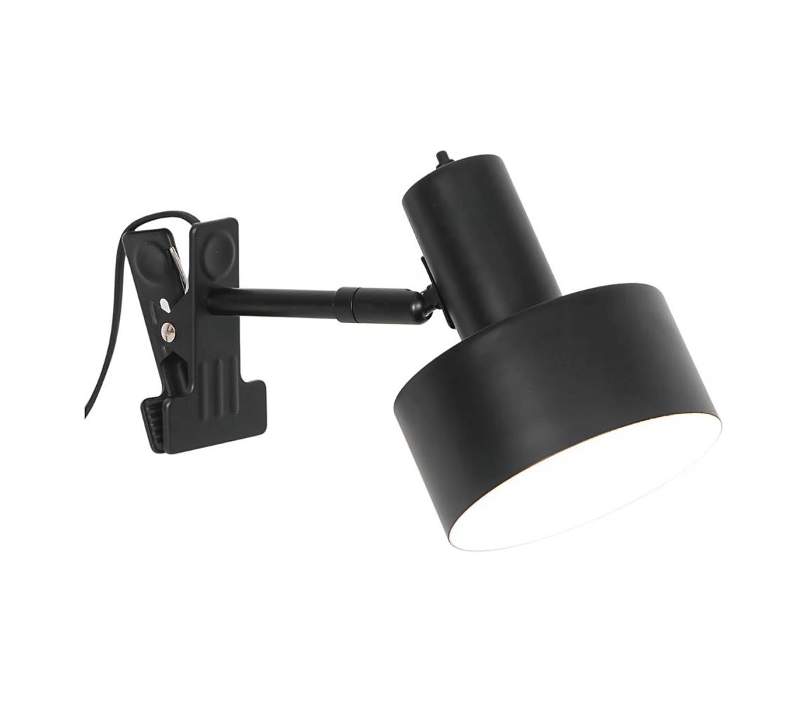 Nordlux - Lampa s klipom MATIS 1xE27/15W/230V čierna 2512222003