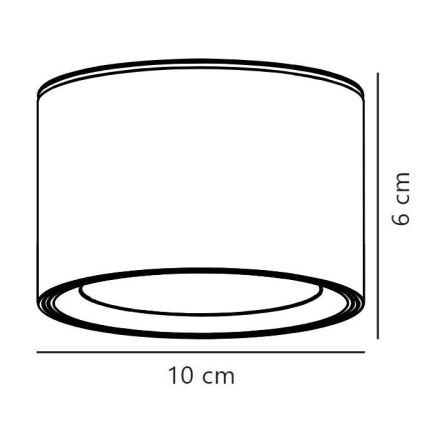 Nordlux - LED Bodové svietidlo FALLON LED/5,5W/230V biela
