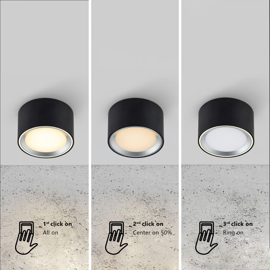Nordlux - LED Bodové svietidlo FALLON LED/5,5W/230V čierna