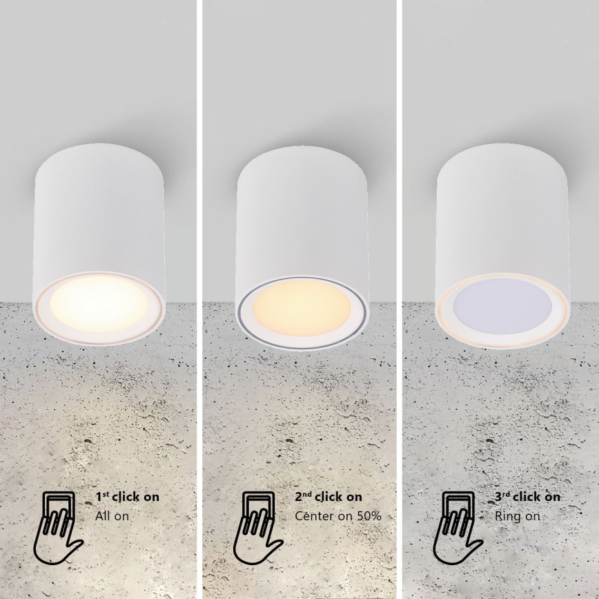 Nordlux - LED Bodové svietidlo FALLON LONG LED/5,5W/230V biela