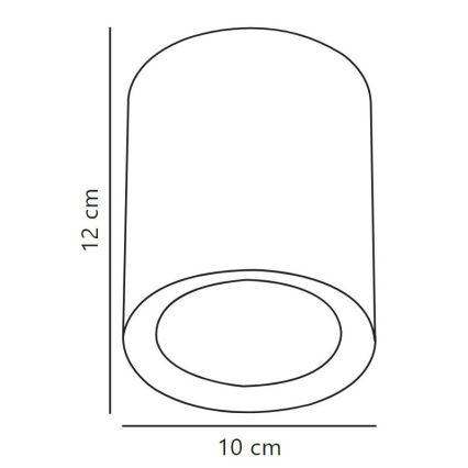 Nordlux - LED Bodové svietidlo FALLON LONG LED/5,5W/230V biela