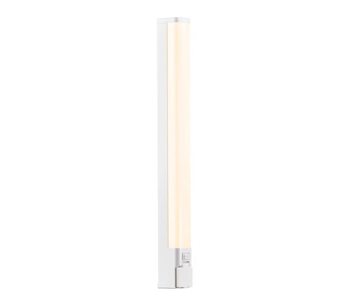 Nordlux - LED kúpeľňové osvetlenie na zrkadlo so zásuvkou LED/15W/230V IP44 60 cm biela 2510451001