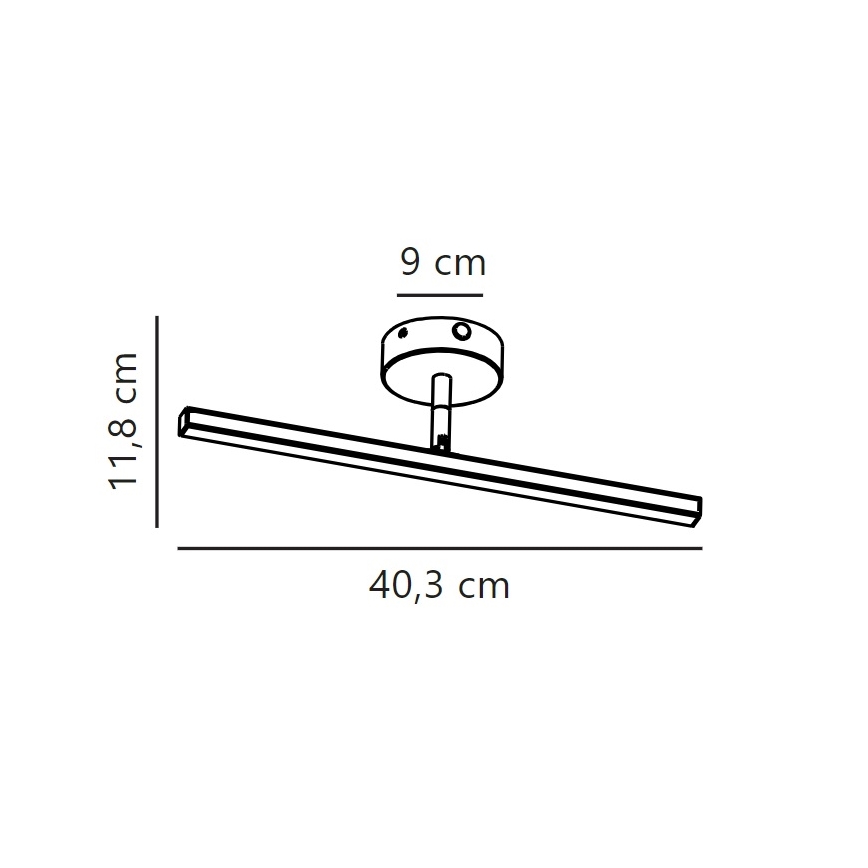 Nordlux - LED Kúpeľňové osvetlenie zrkadla IP LED/6,2W/230V IP44 40 cm matný chróm
